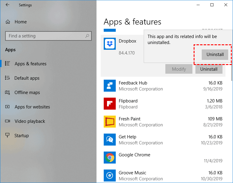[2 Ways] Remove Dropbox from File Explorer on Windows 11/10