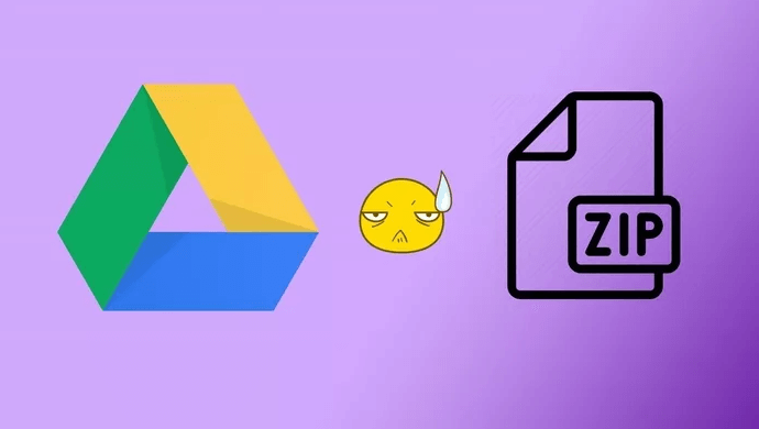 google drive multiple files without zipping