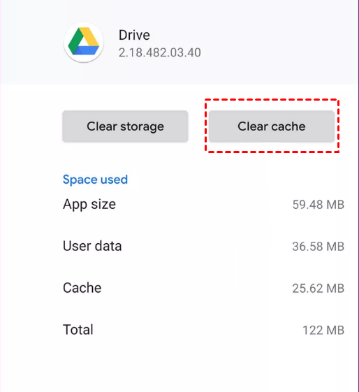google drive says full but not