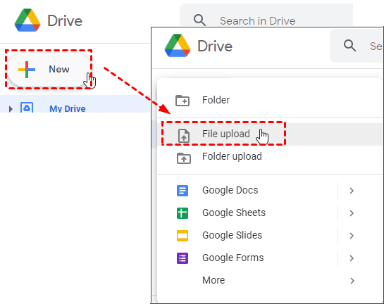 google drive add to my drive