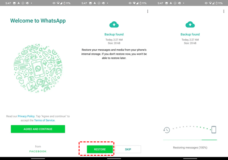 install second copy whatsapp